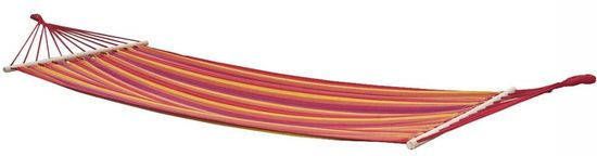 Bo-Garden hangmat Samba met spreidstok Rood/Oranje/Geel