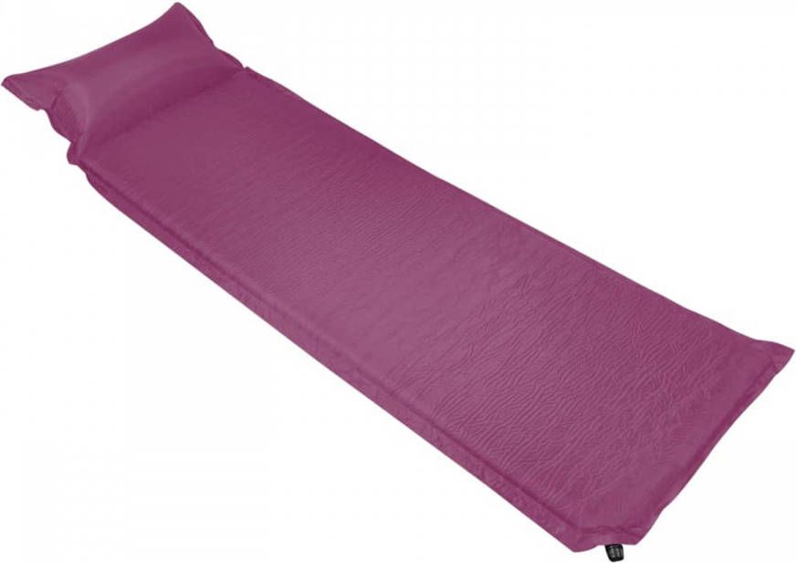 VidaXL Luchtmatras Met Kussen Opblaasbaar 66x200 Cm Roze