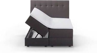 Beter Bed complete boxspring Opbergboxspring ted met topper premier foam(160x200 cm )