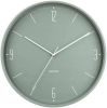 Karlsson Wandklokken Wall Clock Numbers and Lines Iron Groen online kopen