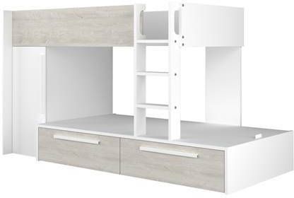 Rocky Jules Stapelbed Met Lades Wit