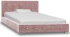 VidaXL Bedframe fluweel roze 90x200 cm online kopen