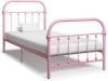 VidaXL Bedframe metaal roze 100x200 cm online kopen