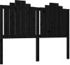 VidaXL Hoofdbord 146x4x110 cm massief grenenhout zwart online kopen