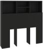 VidaXL Hoofdbordkast 100x19x103, 5 cm zwart online kopen