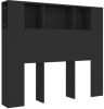 VidaXL Hoofdbordkast 120x18, 5x104, 5 cm zwart online kopen
