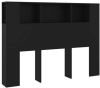 VidaXL Hoofdbordkast 140x18, 5x104, 5 cm zwart online kopen