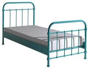 Vipack Kinderledikant Metalen bed, tienerbed, 1 persoons met lattenbodem