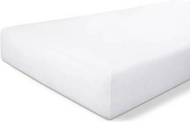 Walra Katoen Molton Hoeslaken 100% Katoen Lits-jumeaux (180x200 Cm) Wit