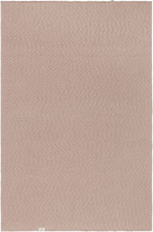 Noppies Baby Comfort Melange knit reversible baby ledikantdeken 100x140 cm Oxford Tan