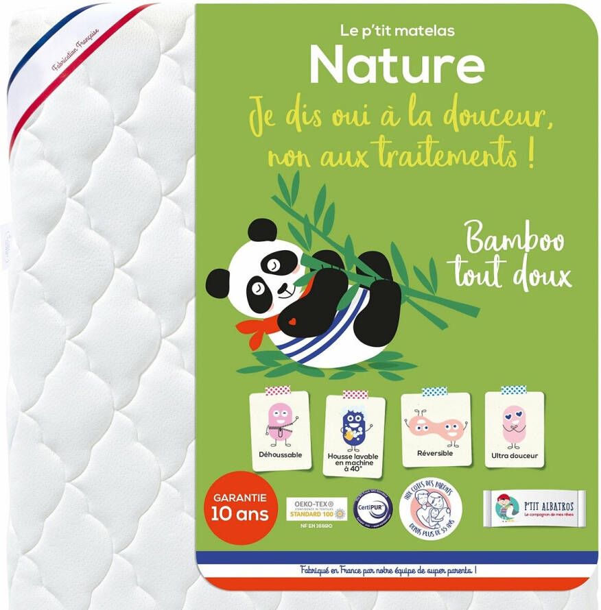 P'TIT ALBATROS Babymatras Bamboo