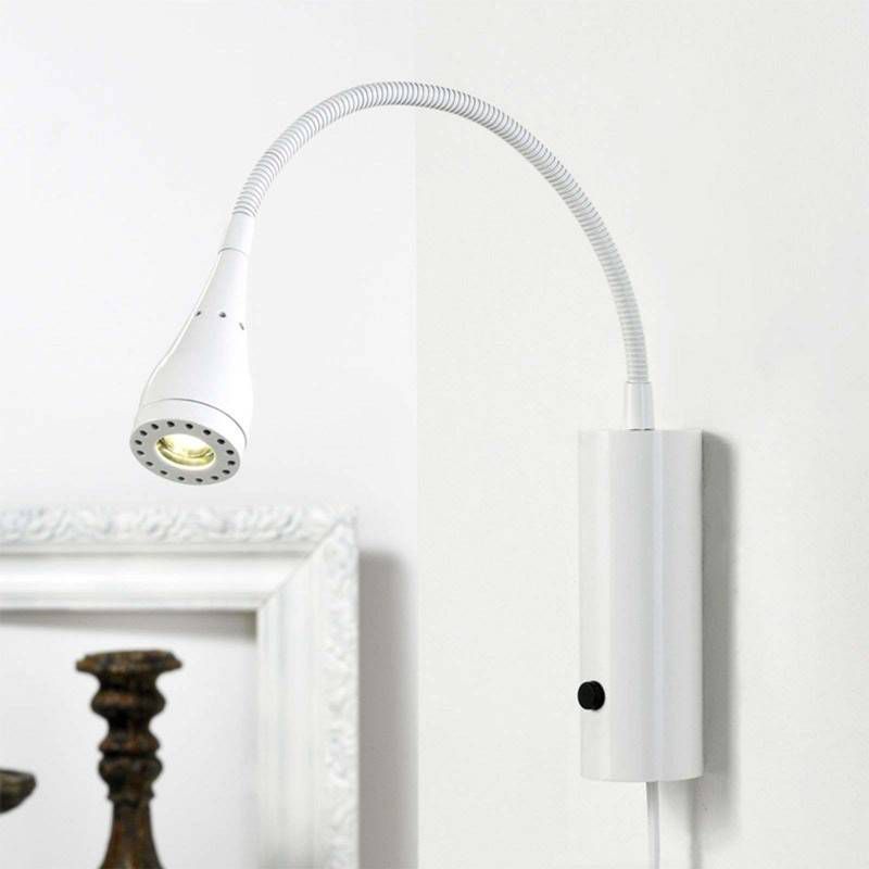 Nordlux Led wandlamp Mento met flexarm, wit