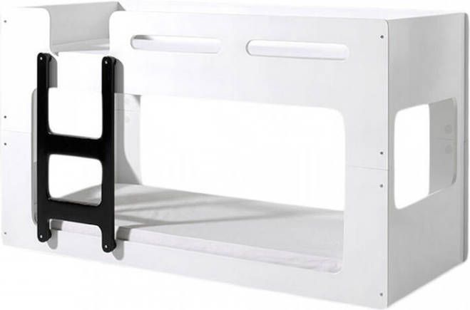 Vipack Hoogslaper Luca tot de grond, met lattenbodems, mdf oppervlak