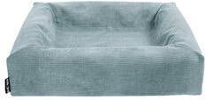 Bia Bed Rib Overtrek Blauw 50 x 60 cm