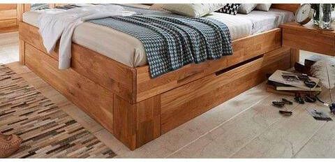 Home affaire Bedlade Tommy van mooi massief wildeikenhout, in verschillende breedten, geschikt voor het tommy bed