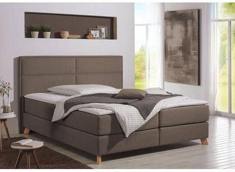 Home affaire Boxspring Caria in 5 breedten, 3 matrassen uitvoeringen, 2 hardheden, topmatras