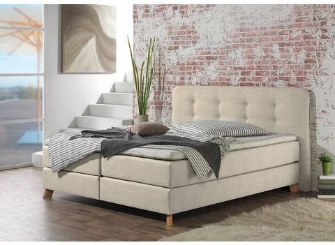 Home affaire Boxspring Cecina in 5 breedten, 3 uitvoeringen, 2 hardheden, capitonnage, topmatras