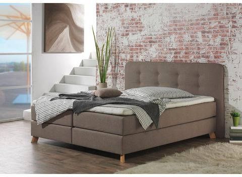 Home affaire Boxspring Cecina in 5 breedten, 3 uitvoeringen, 2 hardheden, capitonnage, topmatras