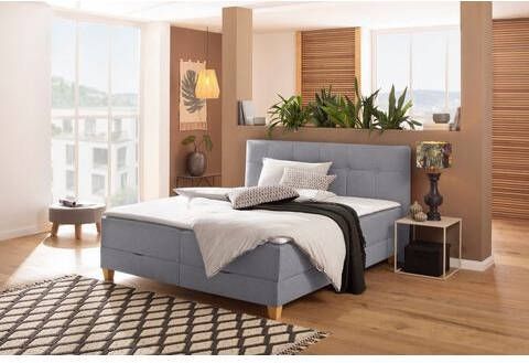 Home affaire Boxspring Lonrai in 2 matrassoorten en 4 kleuren