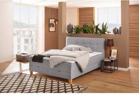 Home affaire Boxspring Lonrai in 2 matrassoorten en 4 kleuren