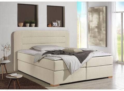 Home affaire Boxspring Manchester 5 breedten, 3 uitvoeringen, 2 hardheden, topmatras, stiksels