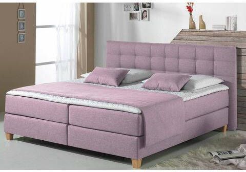 Home affaire Boxspring Moulay in extra lang 220 cm, met topmatras, 3 uitvoeringen, 4 breedten