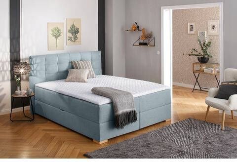 Home affaire Boxspring Olivet Boxspring in 4 kleuren, 4 breedten, 2 matrassoorten in 2 hardheden