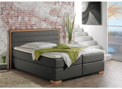 Home affaire Boxspring Treviso in 5 breedten, 3 uitvoeringen, 2 hardheden, topmatras. houten frame