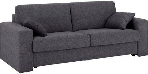 Home affaire Slaapbank Roma Bedfunctie, met vering, lattenbodem en echt matras. Om uit te klappen in hoge kwaliteit, in 2 breedten