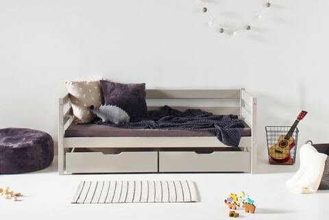 Hoppekids 1 persoonsledikant ECO Comfort Set met matras & accessoires, 7 kleuren(set )