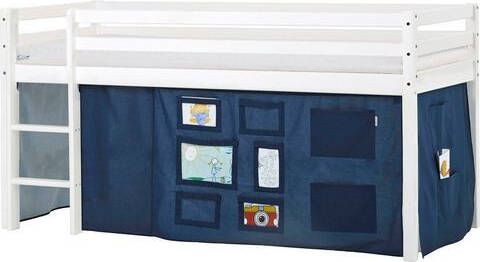 Hoppekids Hoogslaper Eco Dream met matras & gordijn, grote collectie