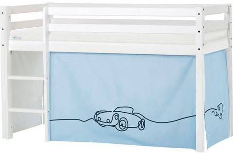 Hoppekids Hoogslaper Eco Dream met matras & gordijn, grote collectie
