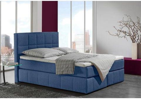 INOSIGN Boxspring Casano met fijne stiksels, in 3 matrassoorten, 2 hardheden en 5 kleuren
