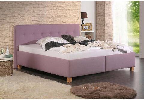 Maintal Bekleed ledikant Figaro Mison met of zonder matras in 2 uitvoeringen, hardheid 2 of 3