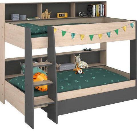 Parisot Stapelbed Tam met bedlade, geen extra lattenbodem nodig(2 delig 2 stuks 2 stuks )