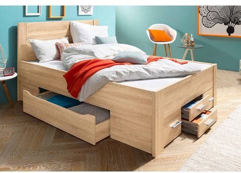 rauch Ledikant met bergruimte Isotta met 2 grote en 4 kleine laden