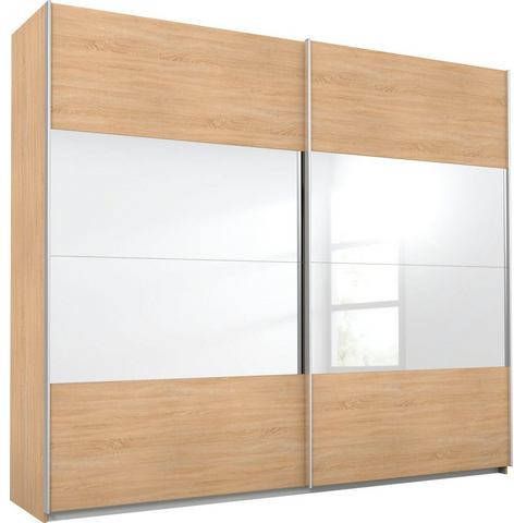 rauch Zweefdeurkast Quadra met spiegelelementen