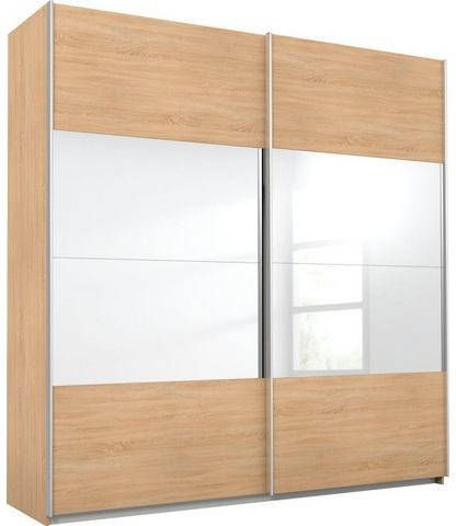 rauch Zweefdeurkast Quadra met spiegelelementen