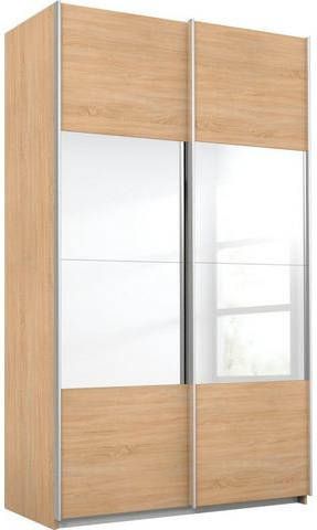 rauch Zweefdeurkast Quadra met spiegelelementen