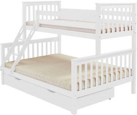 Relita Stapelbed Kick naar keuze met onderbedlade, beuken