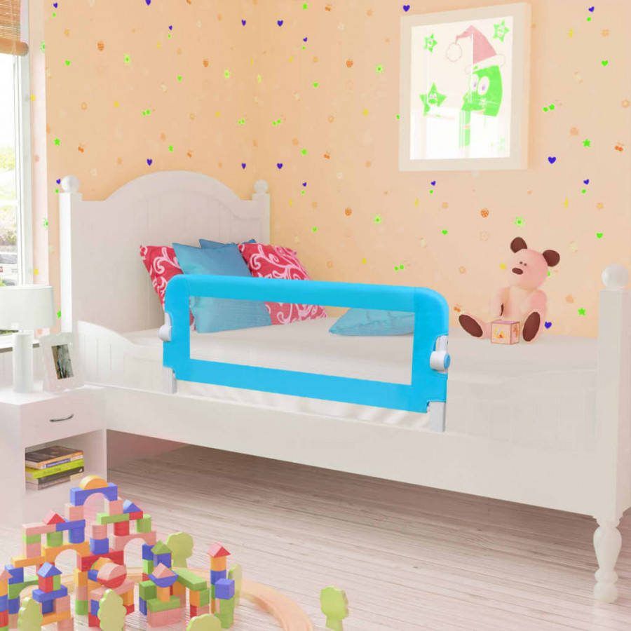 VIDAXL Bedhekje peuter 102x42 cm blauw