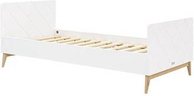 Bopita Bed 'Paris' 90 x 200cm, kleur wit/eiken