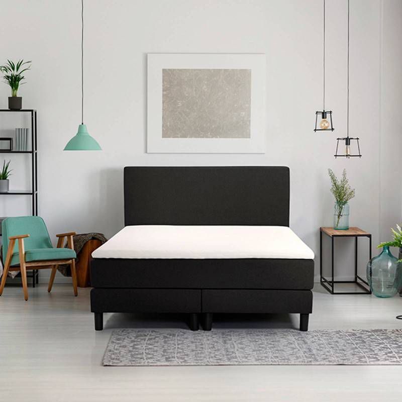 Beter Bed Basic Box Ambra vlak met gestoffeerd matras 180 x 200 cm