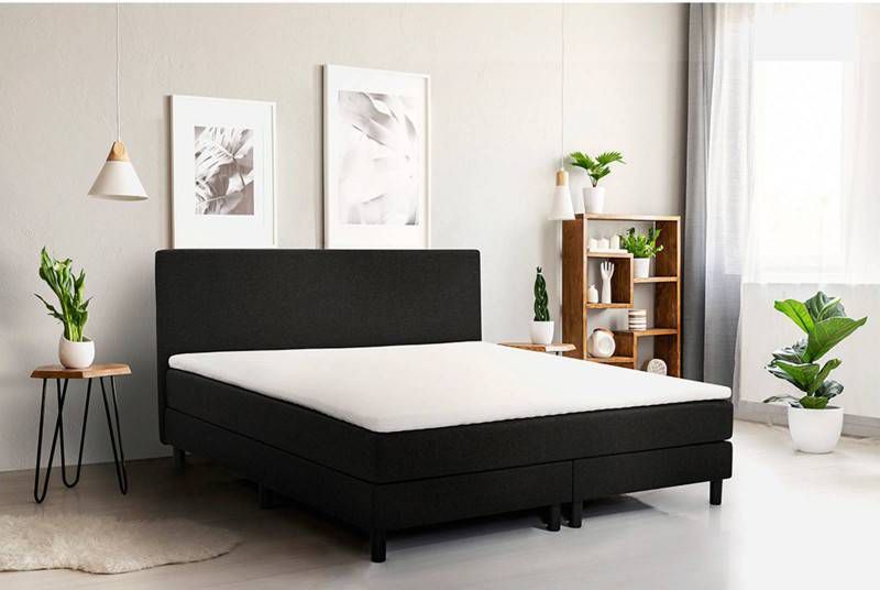Beter Bed Basic boxspring Cisano vlak met gestoffeerd matras
