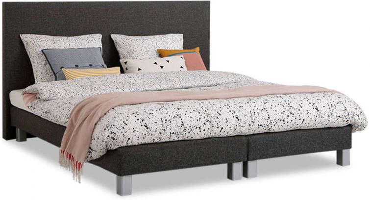 Beter Bed complete boxspring Box leeds vlak met bridge matras(160x200 cm )