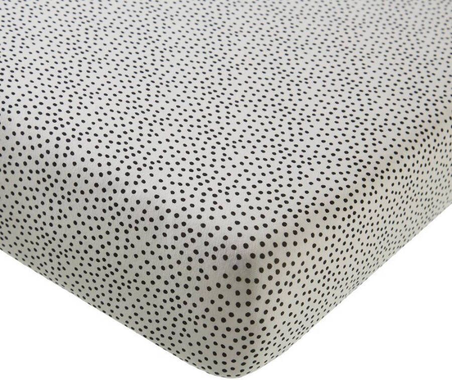 Mies & Co Stretchkatoen(duurzaam)wieg hoeslaken Cozy Dots 40x80 cm