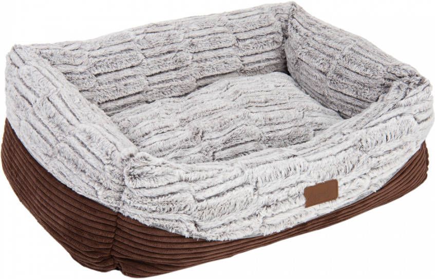 zooplus Exclusive L75 x B50 x H25 cm Hondenmand Hyggelig Bruin